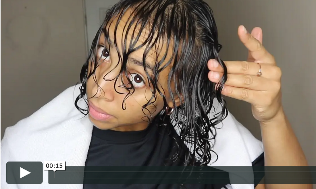 The Denman Brush technique for curly hair