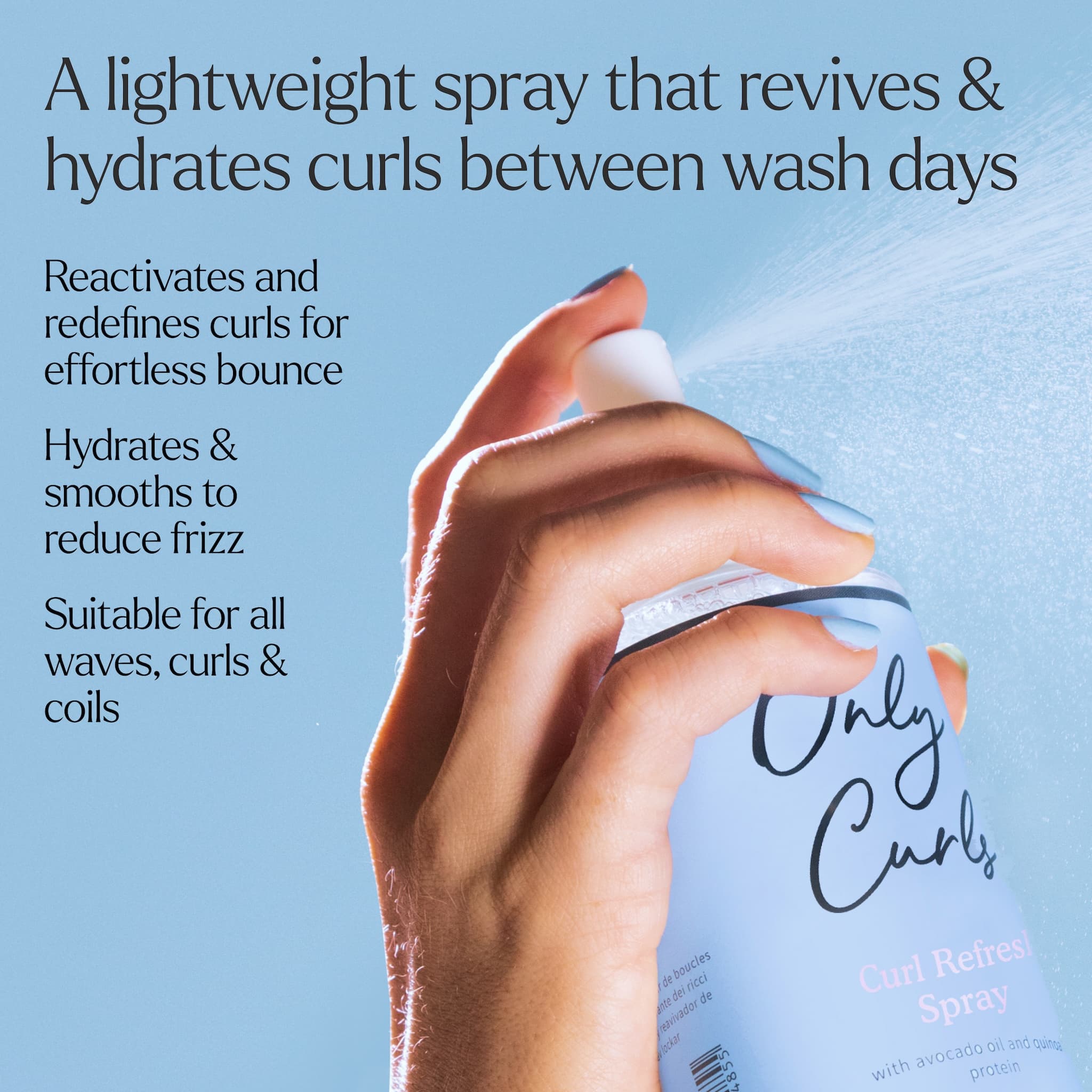 Only Curls Curl Refresh Spray - Only Curls