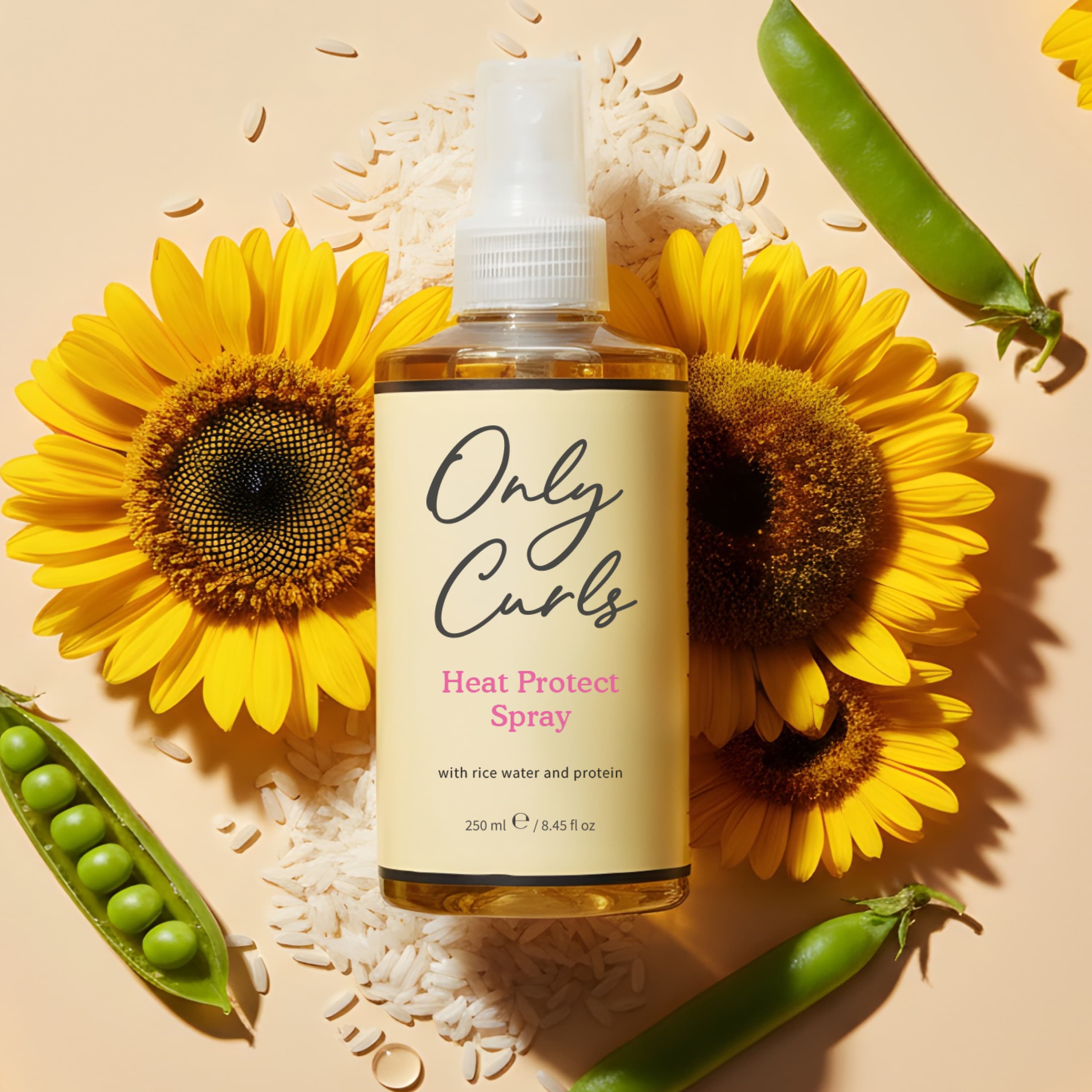 Only Curls Heat Protect Spray - Only Curls