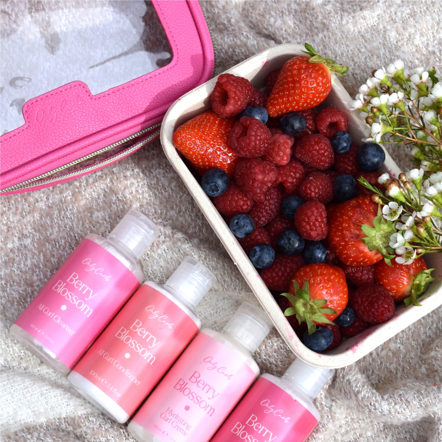 Berry Blossom Travel Set - Only Curls