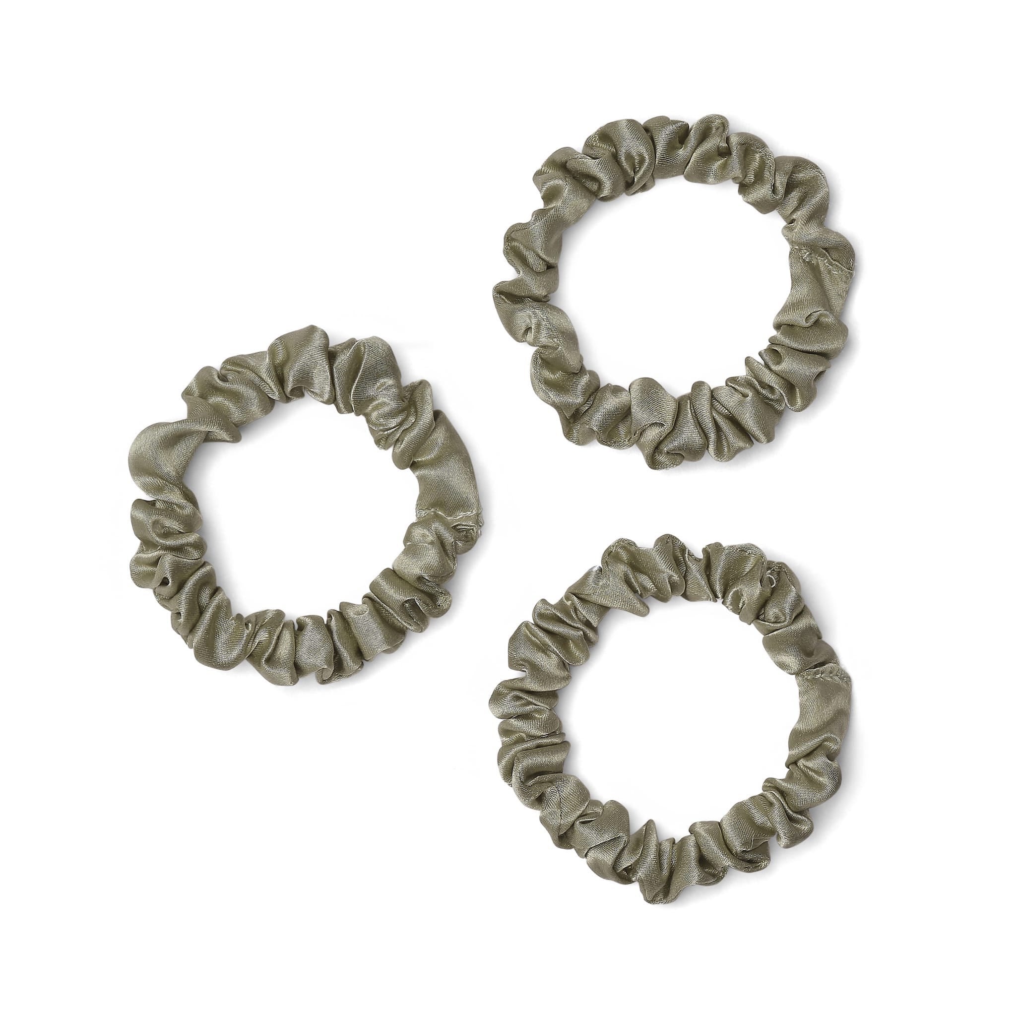 Only Curls Silk Scrunchies (Mini) - Sage - Only Curls