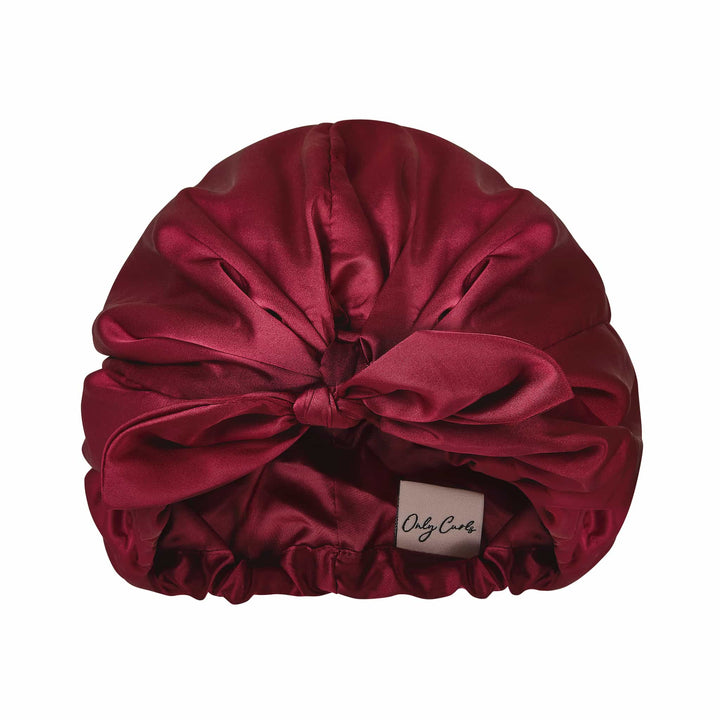 Only Curls Satin Sleep Turban - Rouge