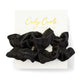 Only Curls Silk Scrunchies - Black