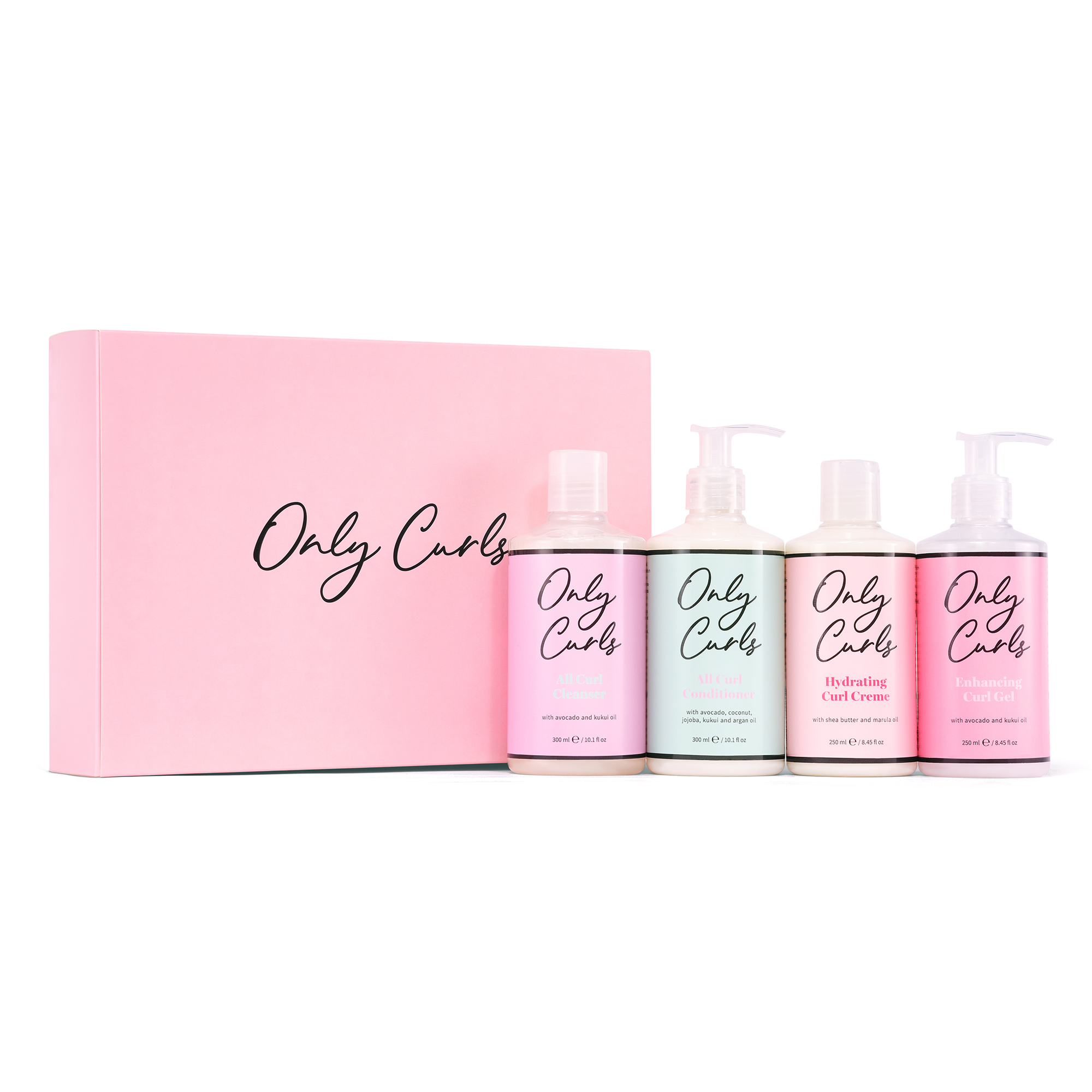 Only Curls Full Size Collection Bottles and Gift Set