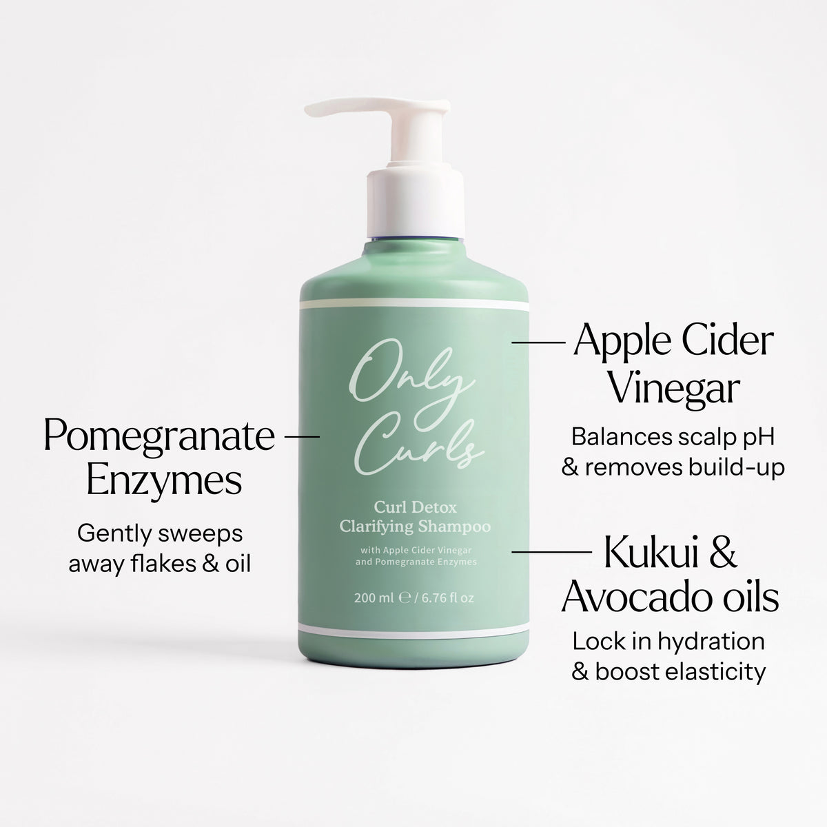 Only Curls Curl Detox Clarifying Shampoo - Only Curls