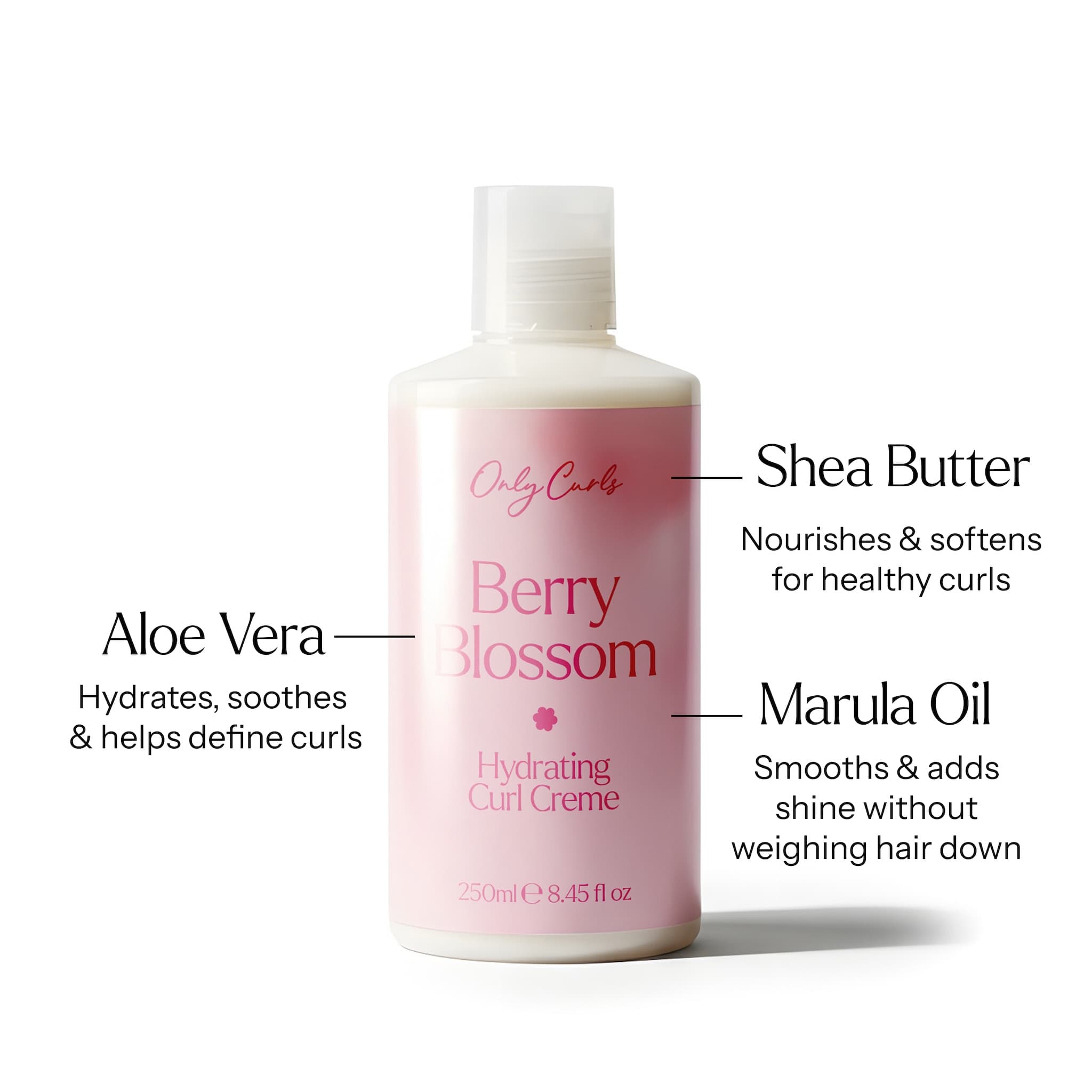 Only Curls Berry Blossom Hydrating Curl Creme - Only Curls