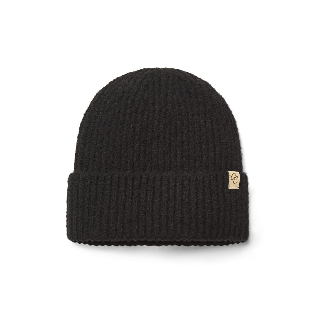 Only Curls Satin Lined Beanie - Ella in Black - Only Curls