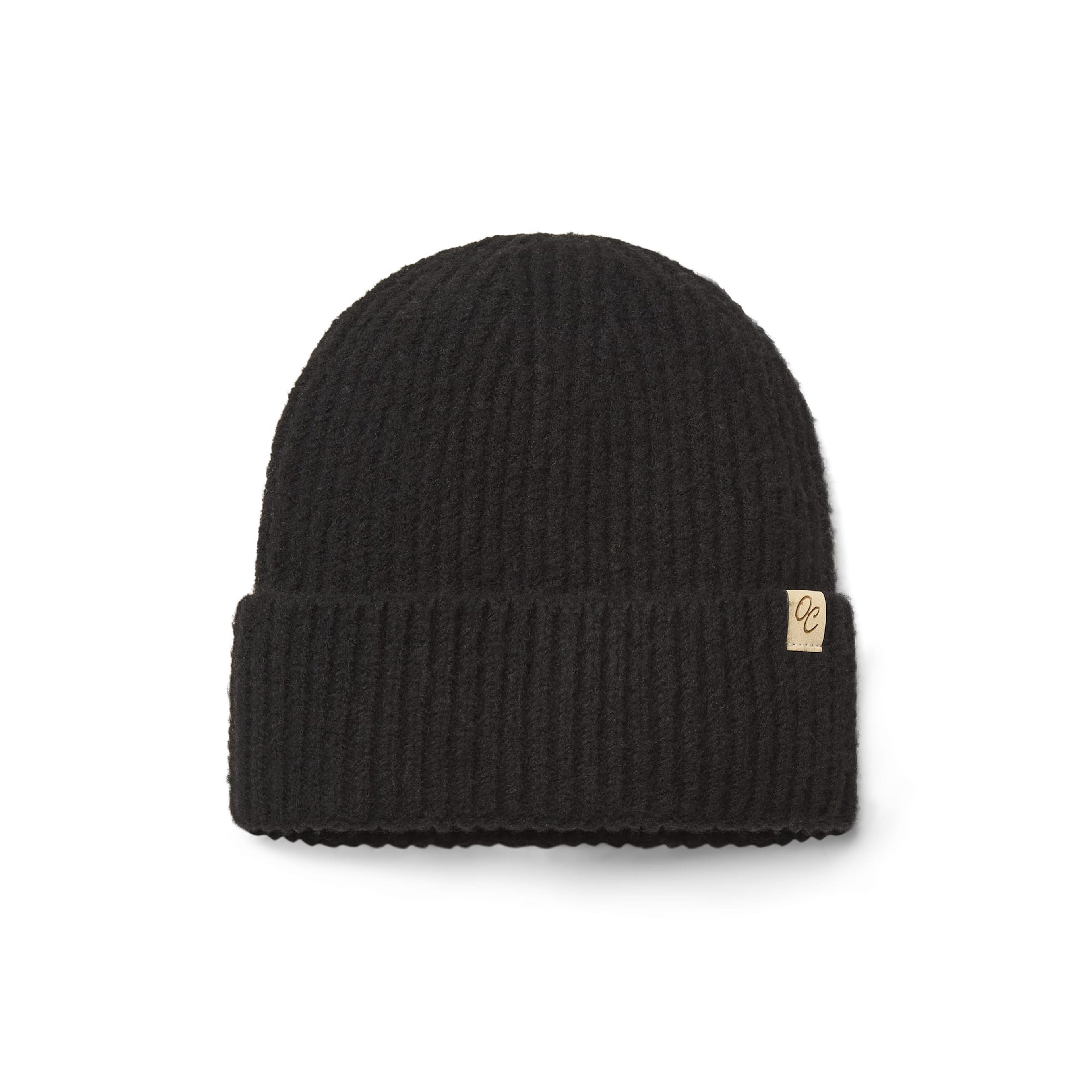 Only Curls Satin Lined Beanie - Ella in Black - Only Curls