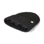 Only Curls Satin Lined Beanie - Ella in Black - Only Curls