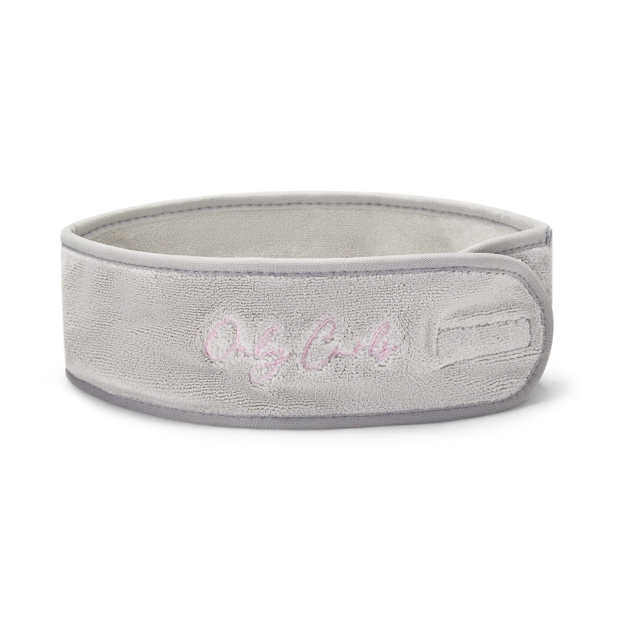 Only Curls Microfibre Headband - Silver - Only Curls