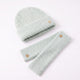 Only Curls Minty Green Super Soft Satin-Lined Beanie & Glove Set