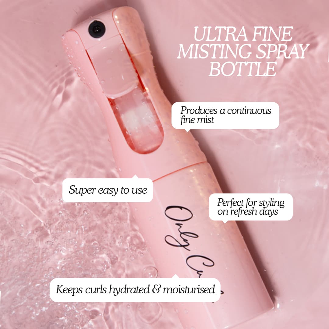 Only Curls Misting Bottle - Pink - Only Curls