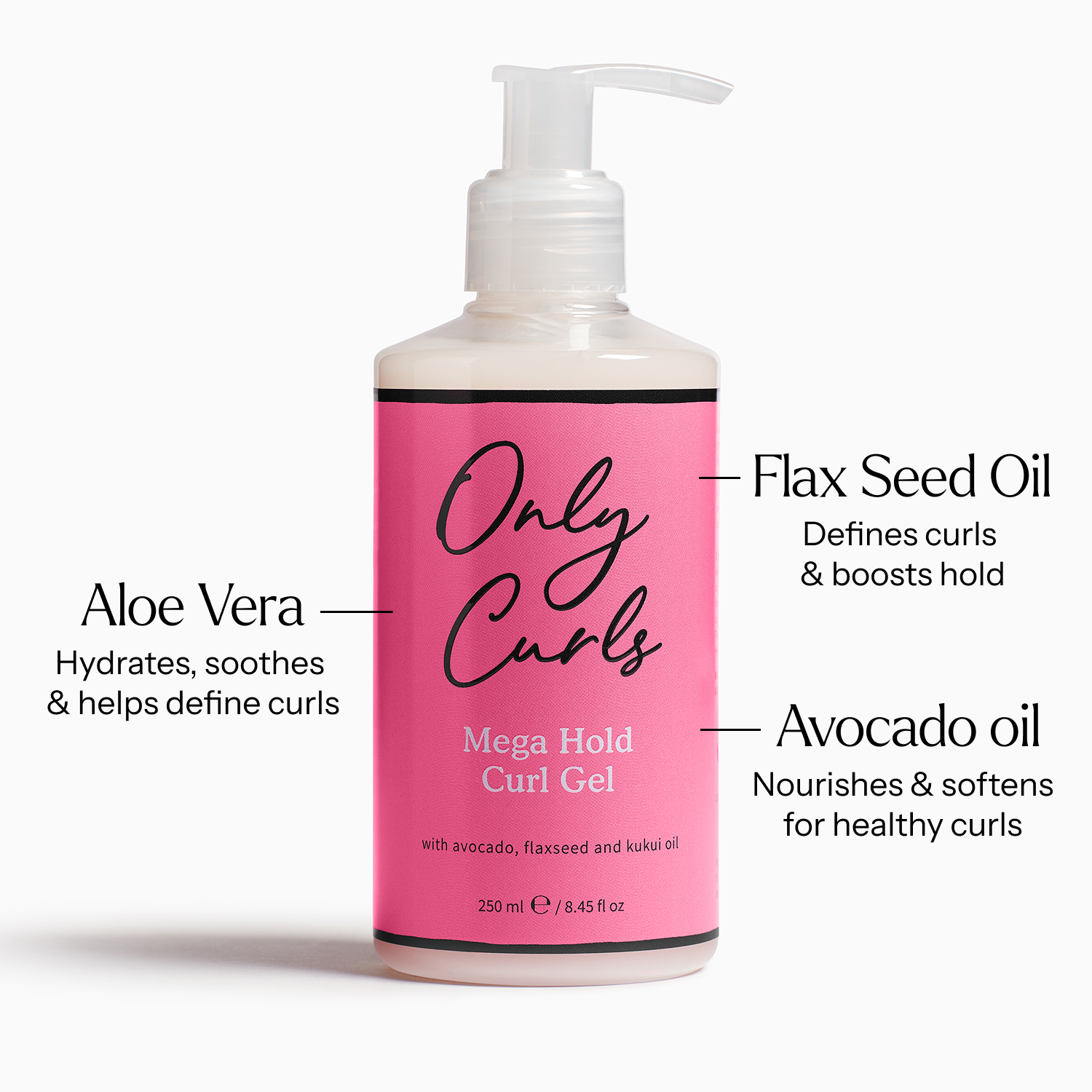 Only Curls Mega Hold Curl Gel - Only Curls