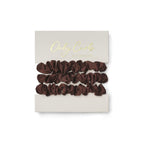 Only Curls Silk Scrunchies (Mini) - Brunette - Only Curls