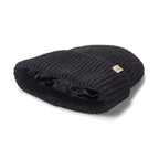 Only Curls Satin Lined Beanie and Snood Set - Sophia in Black - Only Curls