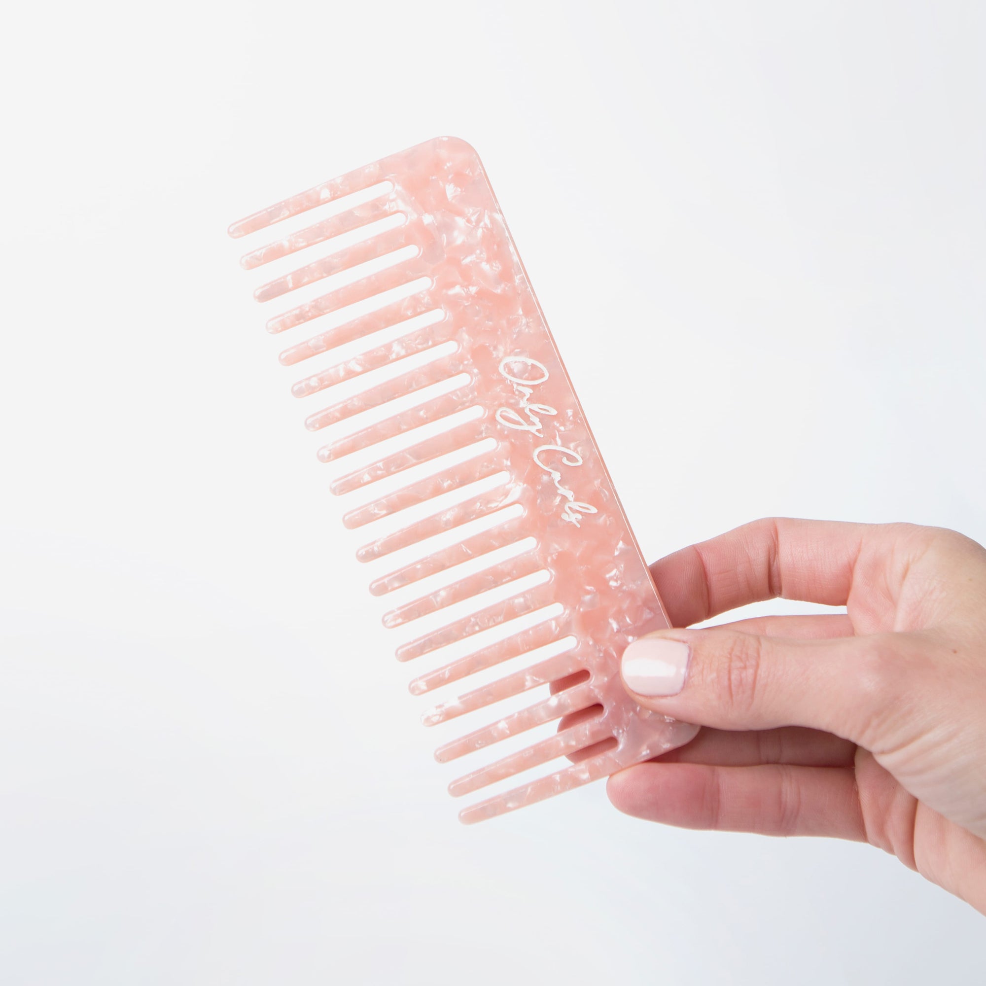 Only Curls Pink Shimmer Comb - Only Curls