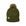 Only Curls Satin Lined Knitted Beanie Hat - Olive with Pom Pom