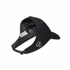 Only Curls Satin Lined Baseball Hat (with open back) - Jet Black - Only Curls