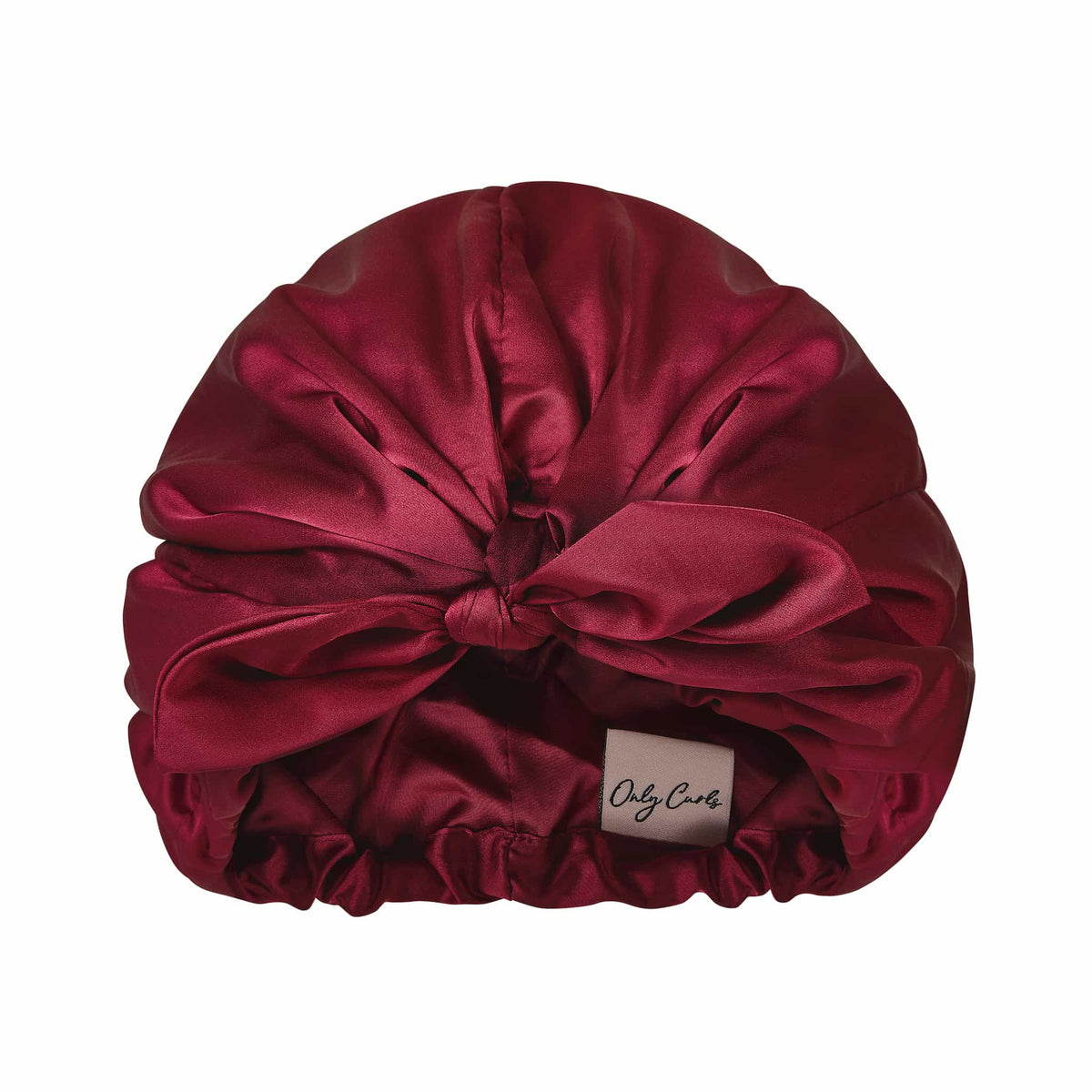 Only Curls Satin Sleep Turban - Rouge - Only Curls