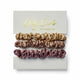 Only Curls Silk Scrunchies (Mini) - Bronze Multi