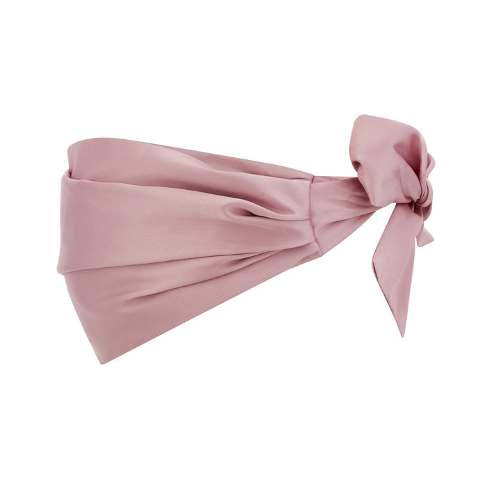 Only Curls Pineapple Protector (Tie Front) - Dusty Rose