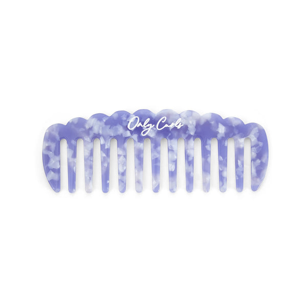 Only Curls Lilac Scallop Comb