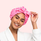 Only Curls Shower Cap - Hot Pink Leopard - Only Curls