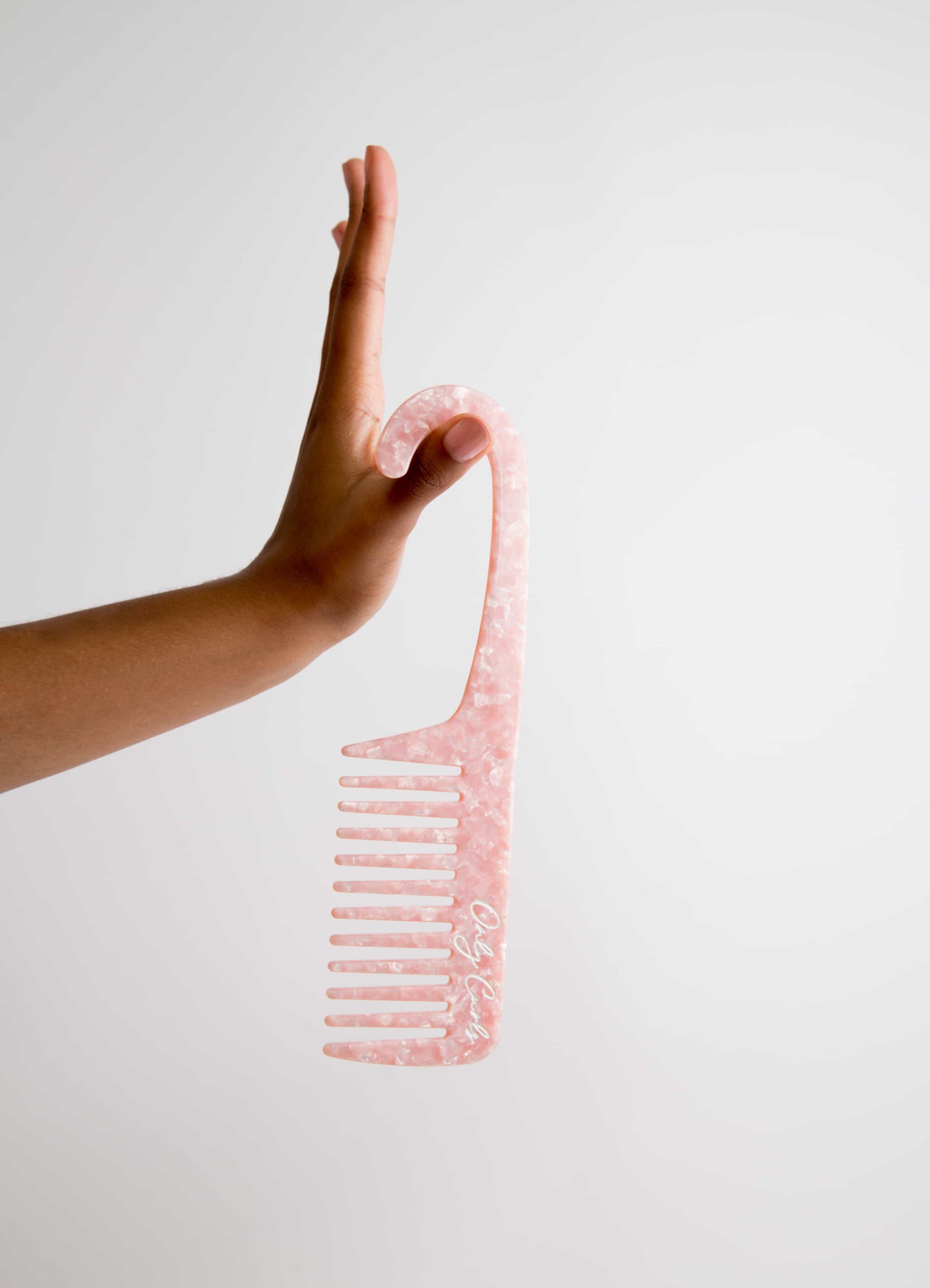 Only Curls Pink Shimmer Shower Comb - Only Curls